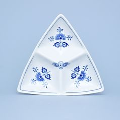 Dish Trina 3-compartament small, 20,5 x 20,5 x 20,5 cm, Original Blue Onion Pattern