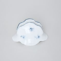 Napkin holder, Thun 1794 Carlsbad porcelain, BERNADOTTE blue flower