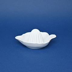 Orange/lemon squeezer, Thun 1794 Carlsbad porcelain, BERNADOTTE white