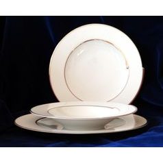 Plate set for 6 persons (18 Pcs), Achat 3830 Virtuoso, Tettau Porcelain