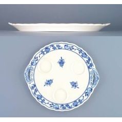 Tray round under three carafes 20,5 cm, Original Blue Onion Pattern