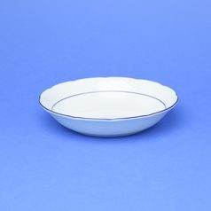 Natálie modré linky: Miska coupsoup 19 cm, Thun 1794, karlovarský porcelán