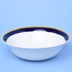 Sabina 767: Bowl 25 cm, cobalt blue + gold, Leander Loučky