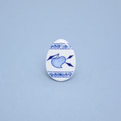 Easter decoration - Egg 5,5 x 3,9 cm, Original Blue Onion Pattern