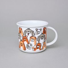 Mug Tina Middle 240 ml, Dogs, Český porcelán a.s.