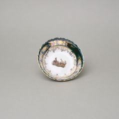 Bowl 13 cm, hunting - green, Royal Czech