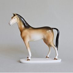 Jezdecký kůň 19 x 6 x 19,5 cm, Luxor, Porcelánové figurky Duchcov