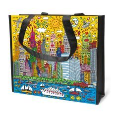 Shopping bag My New York City Sunset 37 / 12 / 33,5 cm, synthetic fibers, J. Rizzi, Goebel