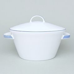 Soup tureen 3 l, Thun 1794 Carlsbad porcelain, TOM blue