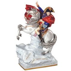 Napoleon 45 x 26 x 65 cm, Prof. Otto Poertzel, Porcelánová manufaktura Scheibe-Alsbach