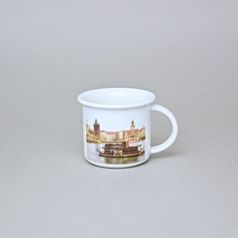 Mug Tina mini 100 ml, Prague with boat, Český porcelán a.s.