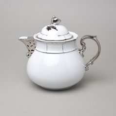 Tea pot 1,2 l, Thun 1794, karlovarský porcelán, MENUET platinum