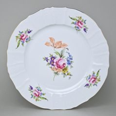 Club plate 30 cm, Thun 1794, Bernadotte meissen rose