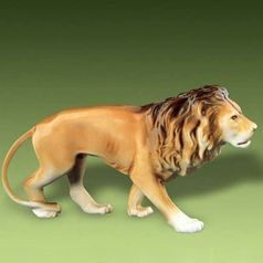 Lev, 23 x 7 x 12 cm, Luxor, Porcelánové figurky Duchcov