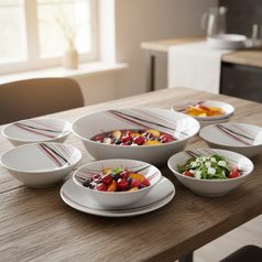 Talířová souprava pro 6 osob, Thun 1794 karlovarský porcelán, SYLVIE 80382