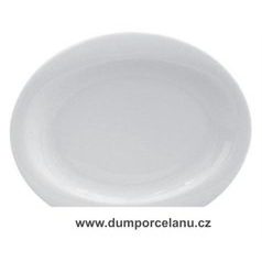 Plate oval 19 cm, Top life White, Seltmann Porcelain
