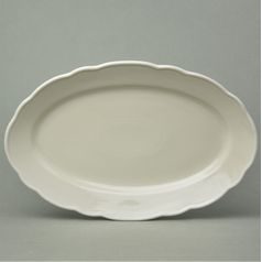 Rokoko ivory: Oval dish 35 cm, Český porcelán a.s.