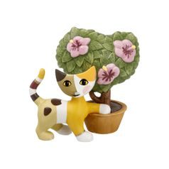 Figurine R. Wachtmeister - Cats Ibisco, 12,5 / 7,5 / 12 cm, Porcelain, Cats Goebel