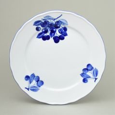 Plate dining 26 cm, Český porcelán a.s., blue cherry