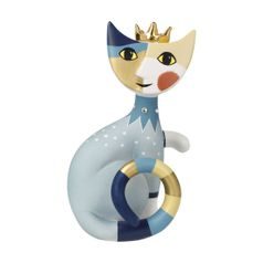 Cat Max il re 9 / 7.5 / 13cm, biscuit china, Cats Goebel R. Wachtmeister