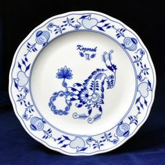 Plate dining 24 cm, Capricorn, (wall plate too), Original Blue Onion Pattern