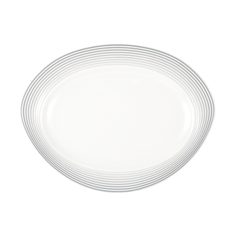 Platter oval 25 cm, Trio 23328 Nero, Seltmann Porcelain