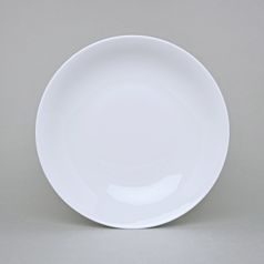 Plate deep 22 cm, Coups white, Thun 1794 Carlsbad porcelain