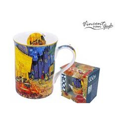 Hrnek 360 ml, V. van Gogh, Noční kavárna, kostní porcelán Carmani