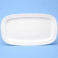 Platter 36 x 21 cm, white, Thun 1794, karlovarský porcelán