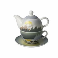 Home Accessories: Mountain Peace - Tea for One 0,35 l, Goebel porcelain