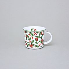 Mug Tina Fantasia, Christmas - Holly, 100 ml mini, Český porcelán a.s.