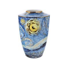 Váza Hvězdná noc, 16 / 16 / 24 cm, porcelán, V. van Gogh, Goebel