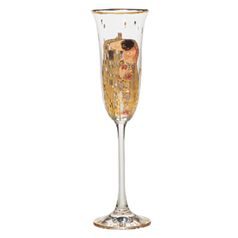 Champagne glass Gustav Klimt - The Kiss, 0,1 l, Glass, Goebel