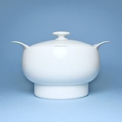 Soup tureen 2,8 l, Thun 1794 Carlsbad porcelain, Catrin white