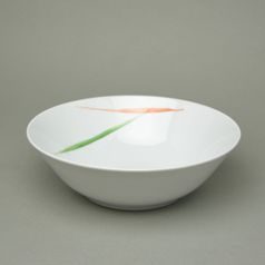 Bowl 23 cm, Thun 1794, Carlsbad porcelain, Grass 29674