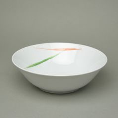 Bowl 23 cm, Thun 1794, karlovarský porcelán, grass