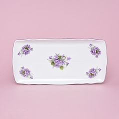 Platter 33 x 16 cm, Violet, Český porcelán a.s.