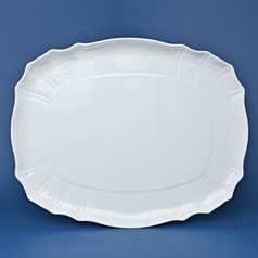 Tray 40 cm, Thun 1794 Carlsbad porcelain, BERNADOTTE white