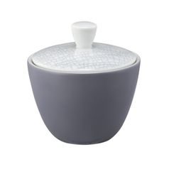 Cukřenka 0,26 l, Elegant Grey 25675, Porcelán Seltmann