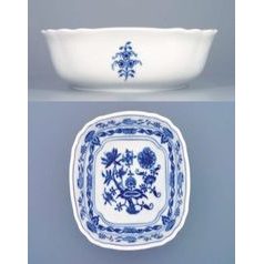 Salad bowl square 19 cm, Original Blue Onion Pattern