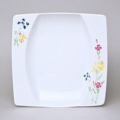 EYE Meadow Flowers, Plate Deep 23 cm, Thun 1794, Carlsbad porcelain