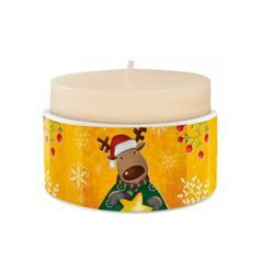 Christmas Candle Reindeer, Vanilla, 8 x 4 cm, Egan forma italia