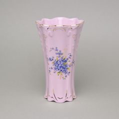 Vase 19,9 cm, Olga, Forget-me-not decor, Rose China Chodov