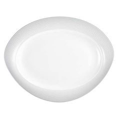 Platter oval 35 cm, Trio 23328 Nero, Seltmann Porcelain