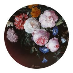 Picture Flowers in Vase 41 / 41 / 1.5cm, porcelain, Jan Davidsz de Heem, Goebel