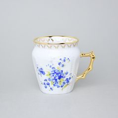 Mug Ludvik 0,27 l forget-me-not + gold, Cesky porcelan a.s.
