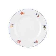 Bread plate 17 cm, Sonate 34032 flowers, Seltmann porcelain