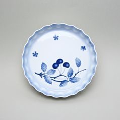 Baking bowl round 21 x 3,7 cm for cake, Thun 1794, BLUE CHERRY