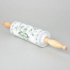 Rolling pin 45 cm, Original Green Onion Pattern