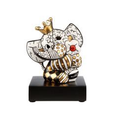 Figurka Golden Spring Elephant, 9,5 / 8,5 / 14 cm, porcelán, R. Britto, Goebel